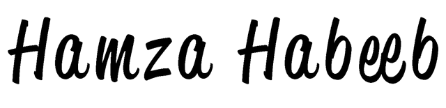 Hamza Habeeb signature